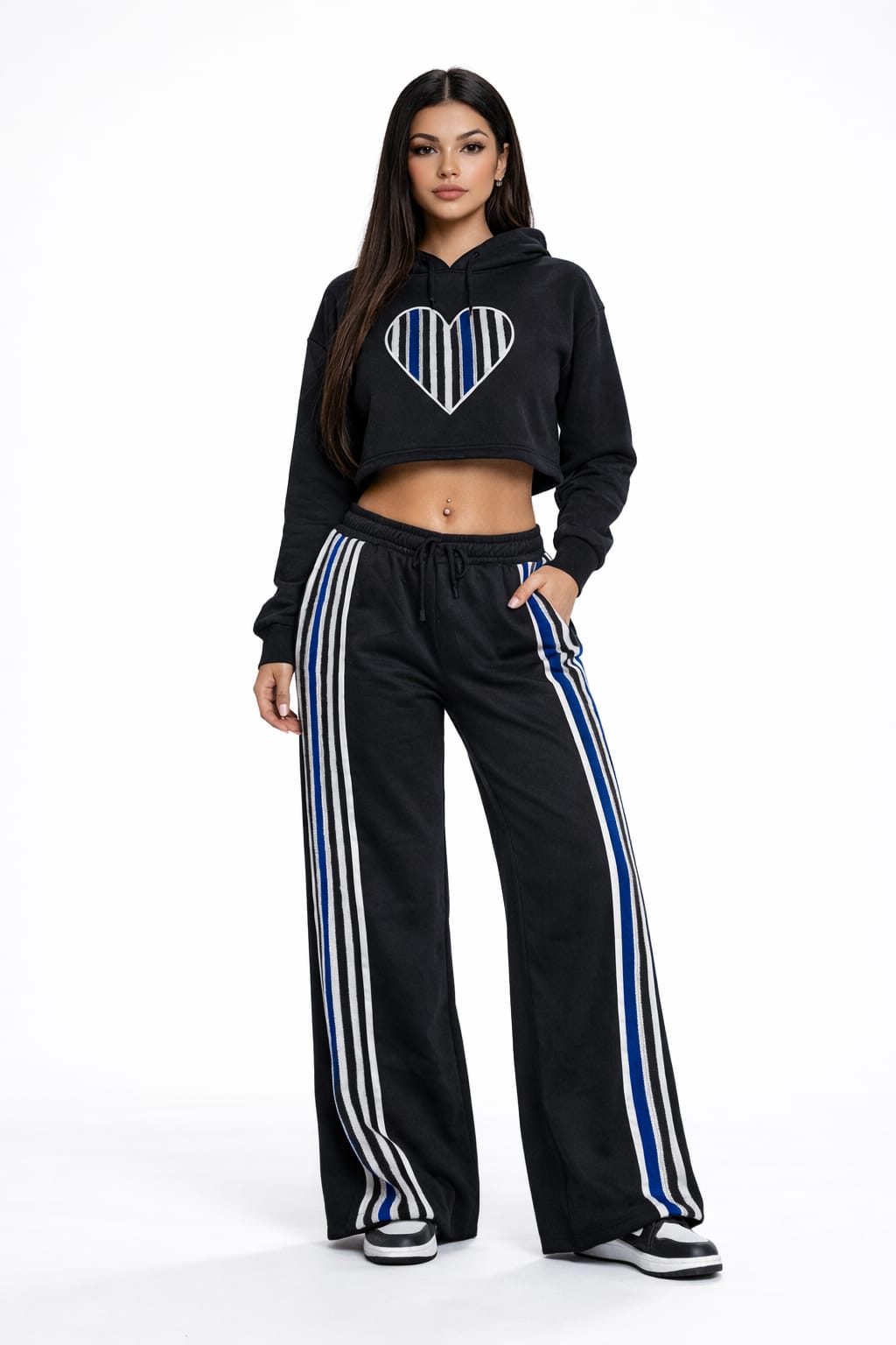 Urban Pulse Cropped Set